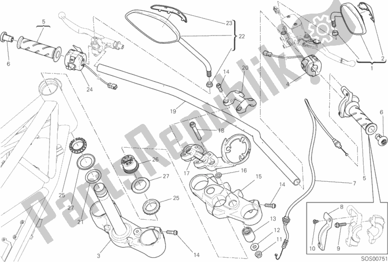 Wszystkie części do Kierownica I Elementy Steruj? Ce Ducati Scrambler Classic Brasil 803 2016 Wszystkie części do Kierownica I Elementy Steruj? Ce Ducati Scrambler Classic Brasil 803 2016